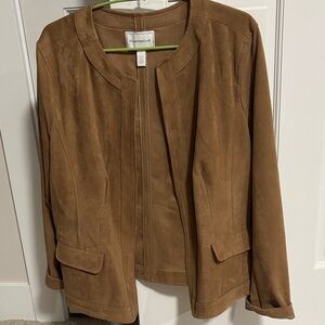 Charter club Large Faux suede women’s jacket